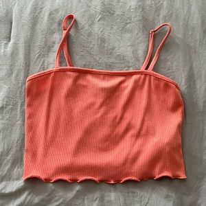 Pink forever 21 crop tank top